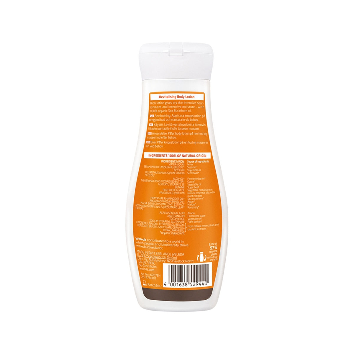 WELEDA Revitalising Body Lotion Sea Buckthorn - 200ml