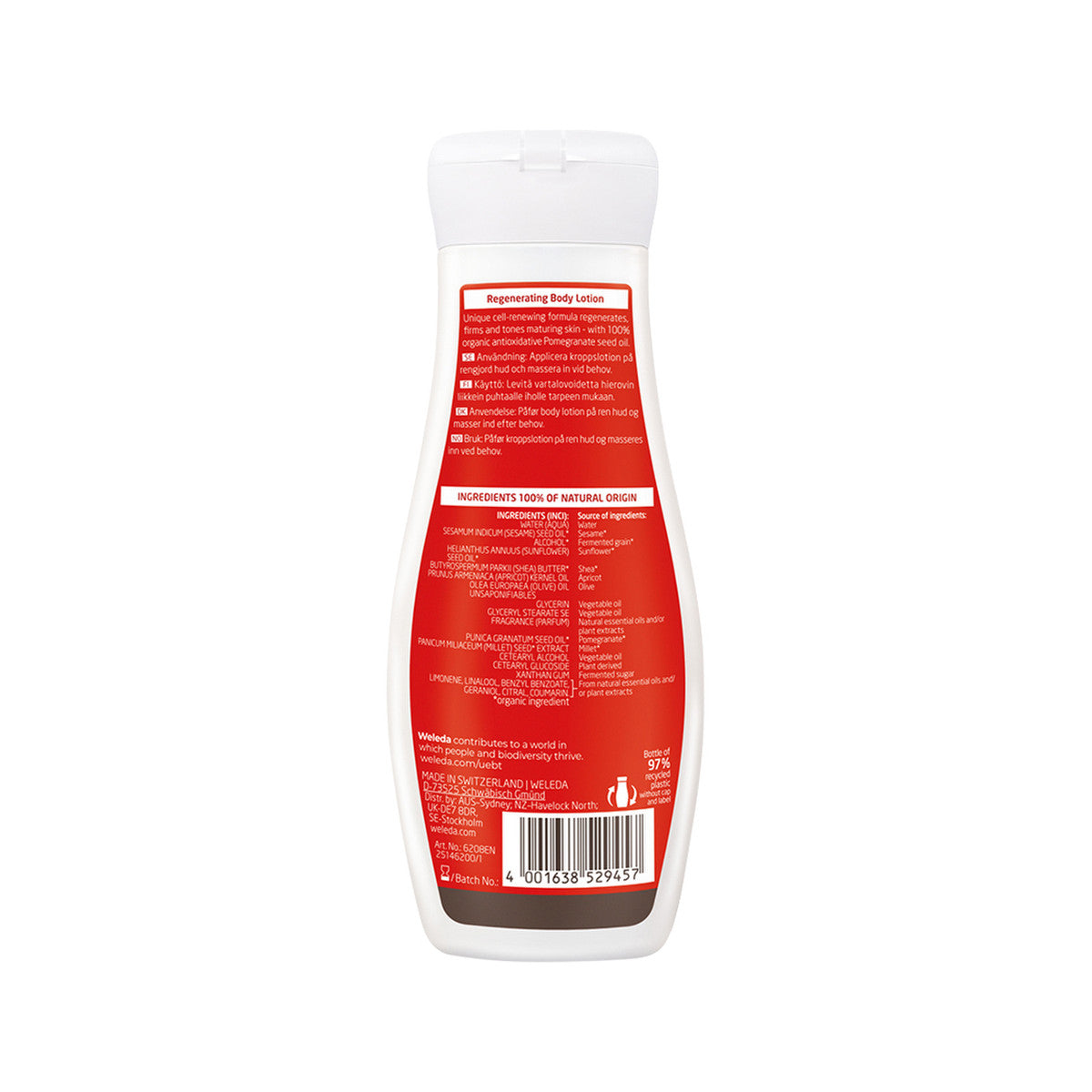 Weleda Organic Body Lotion Regenerating (Pomegranate) 200ml