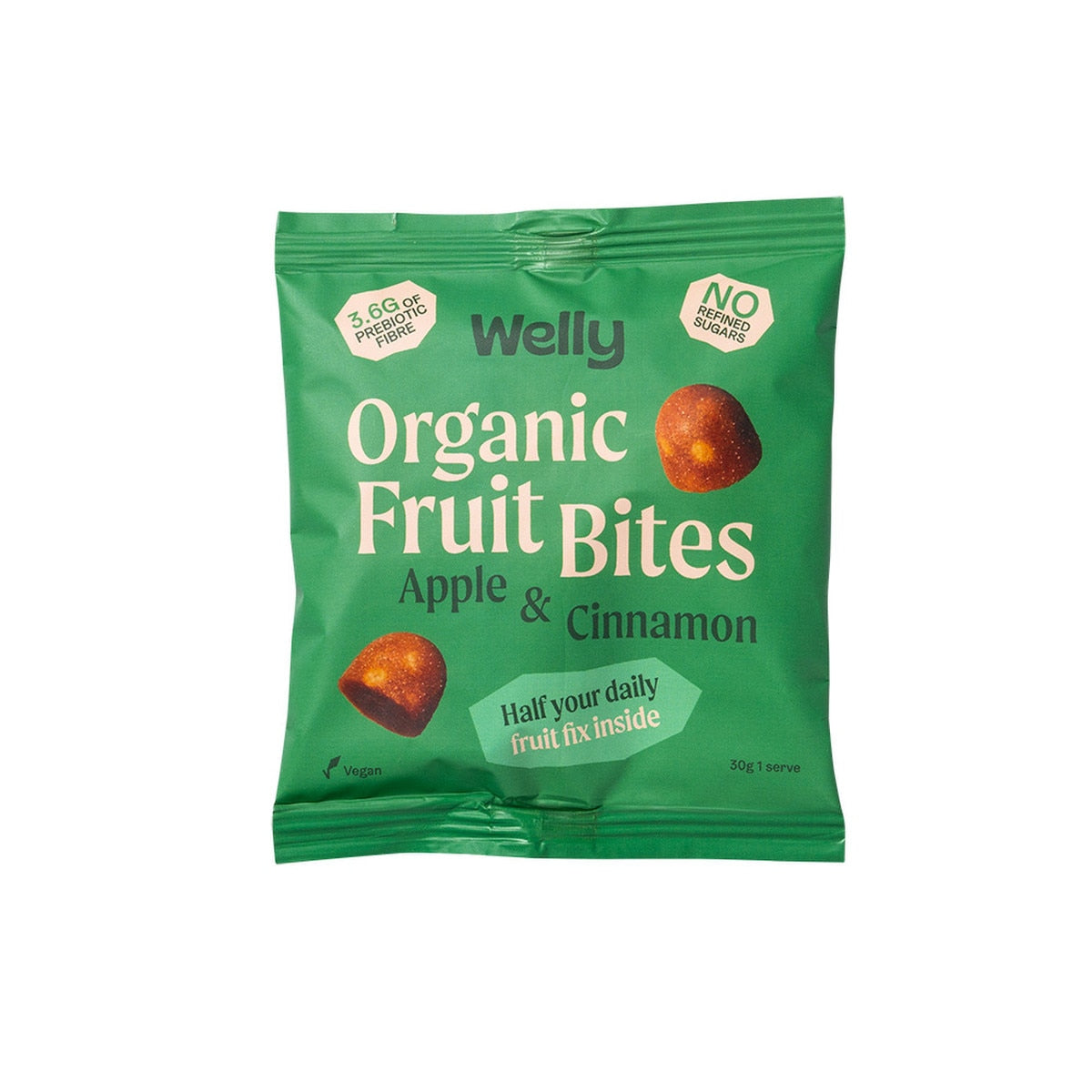 Welly Organic Fruit Bites Apple Pie (Apple & Cinnamon) 30g(Pack of 14)
