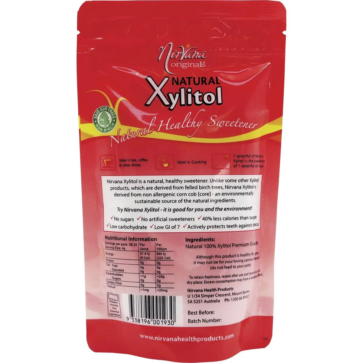 NIRVANA ORIGINALS Xylitol 225g