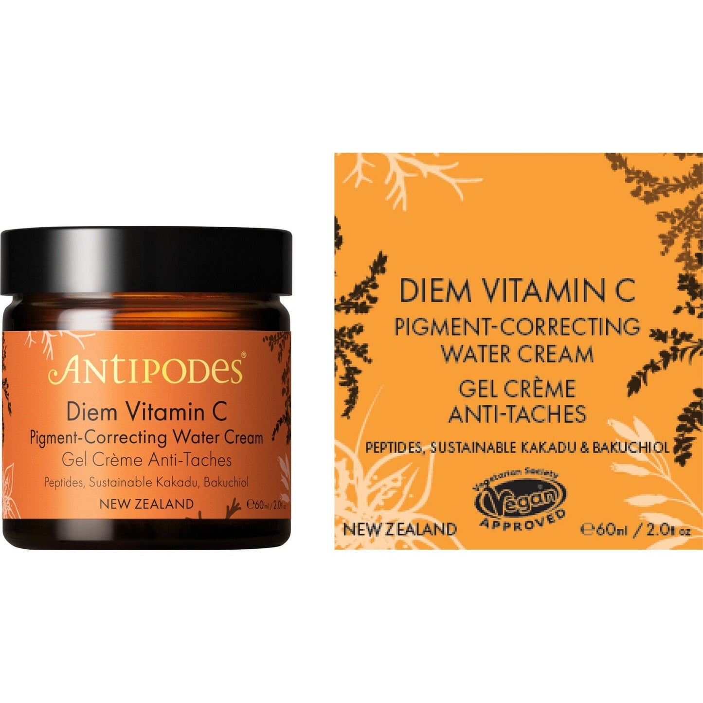 Antipodes Diem Vitamin C Pigment-correcting Water Cream 60ml