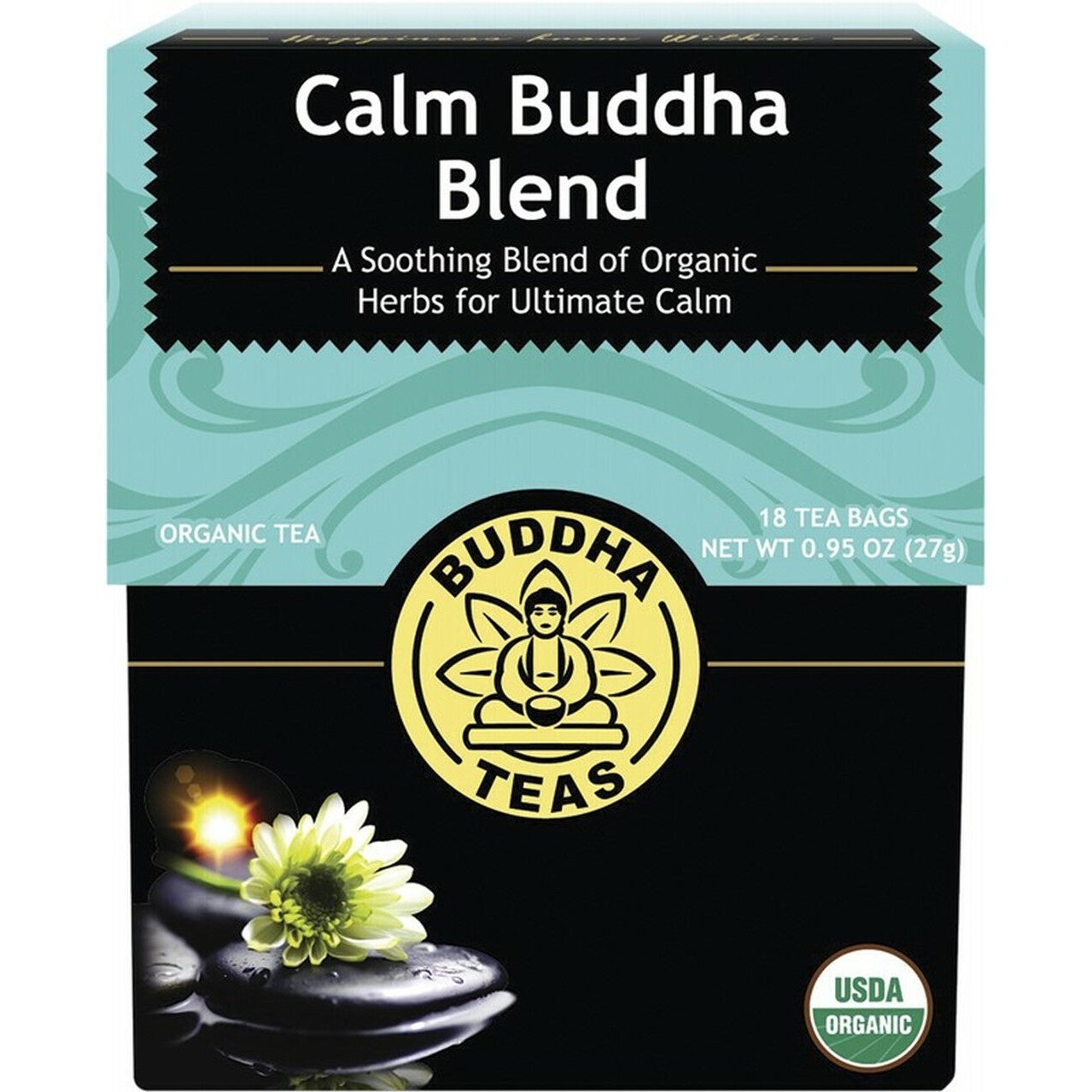 Buddha Teas Organic Herbal Tea Bags Calm Buddha Blend 18