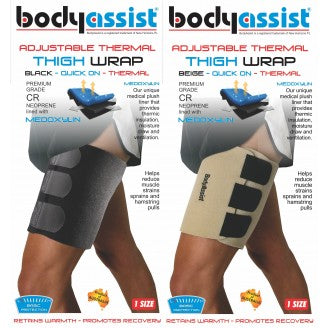 Bodyassist One Size Thermal Thigh Wrap Beige