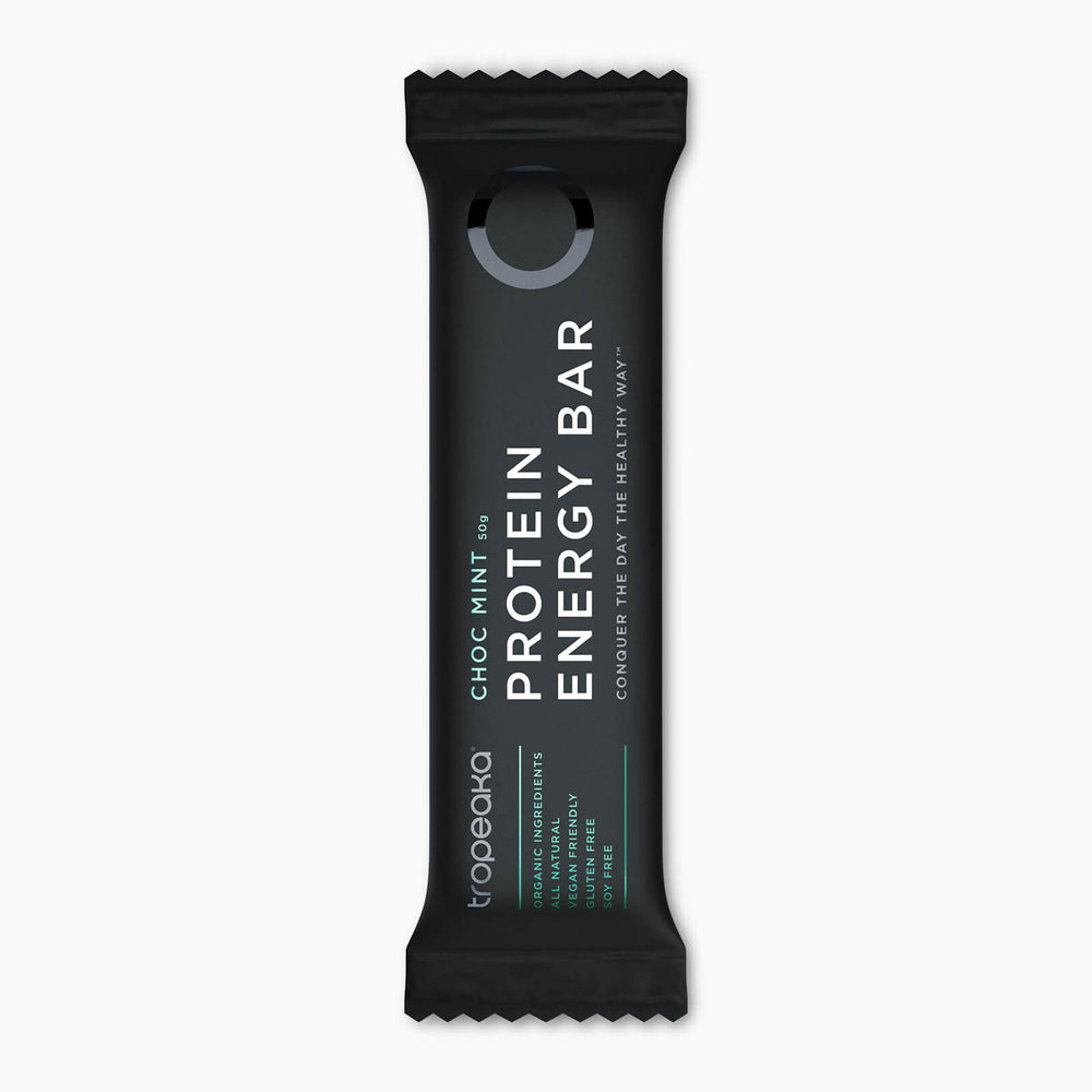 Tropeaka Protein Energy Bar Choc Mint 50g (Pack of 12)