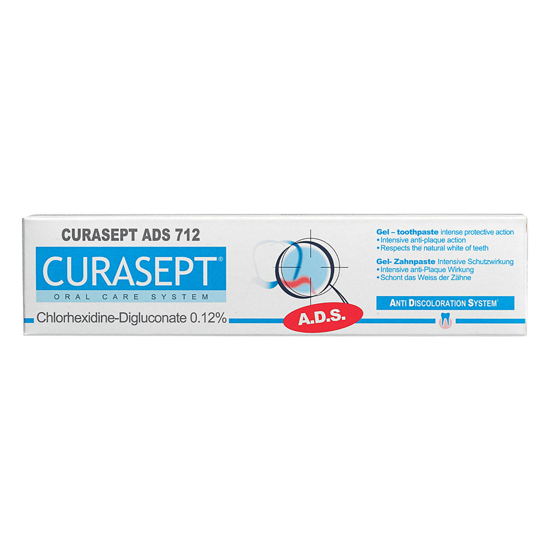 Curasept ADS 712 Chlorhexidine 0.12% Gel Toothpaste 75ml