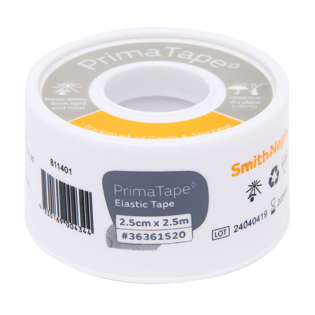 Primatape Elastic Tape 2.5cm X 2.5m 1 Roll