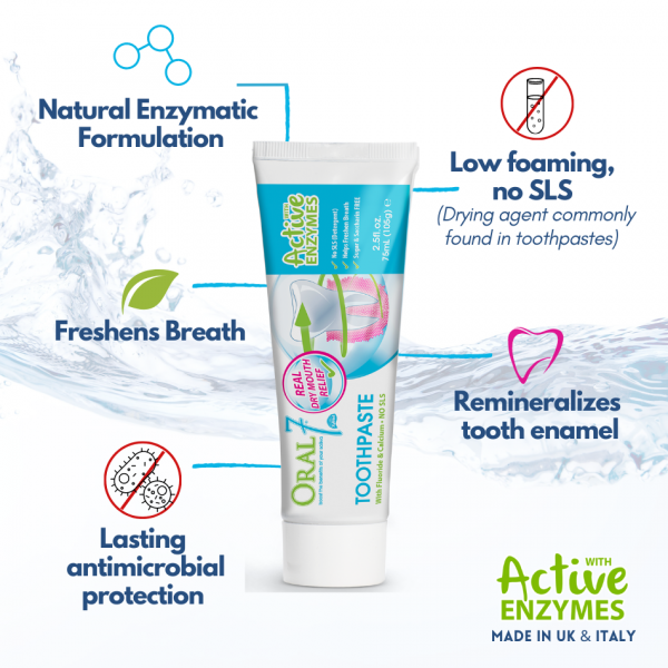 Oral 7 Moisturising Toothpaste 75ml