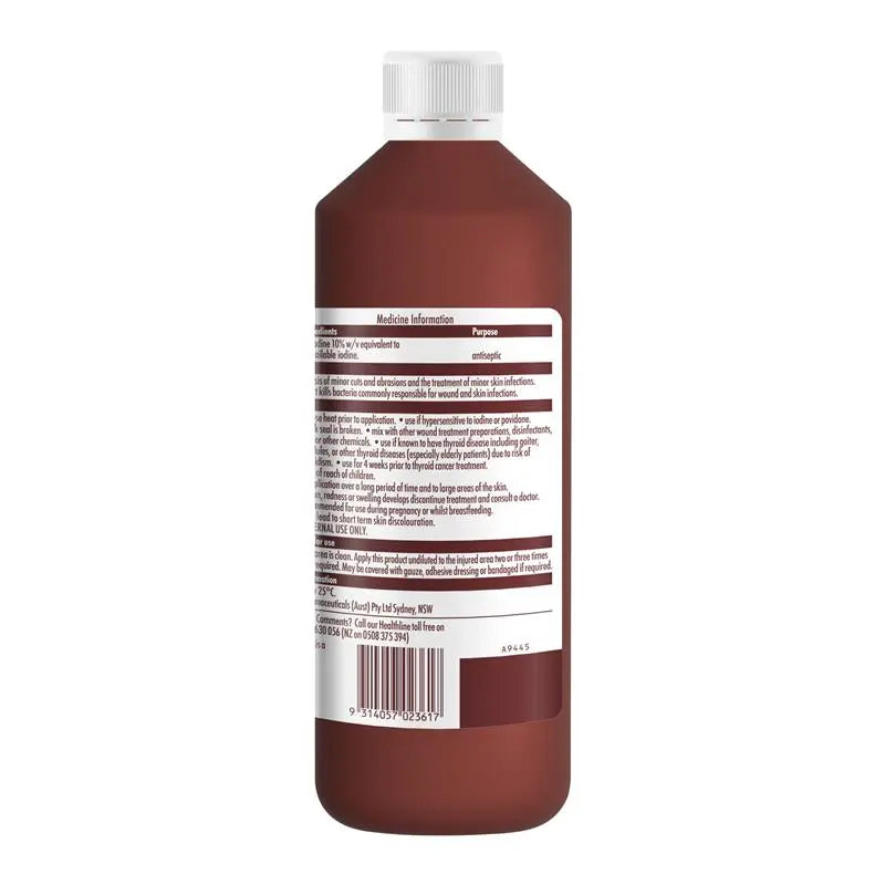 Betadine Antiseptic Tropical Solution 500ml