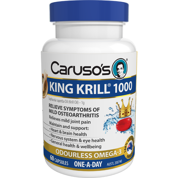 Caruso's Natural Health King Krill 1000mg 60 Capsules