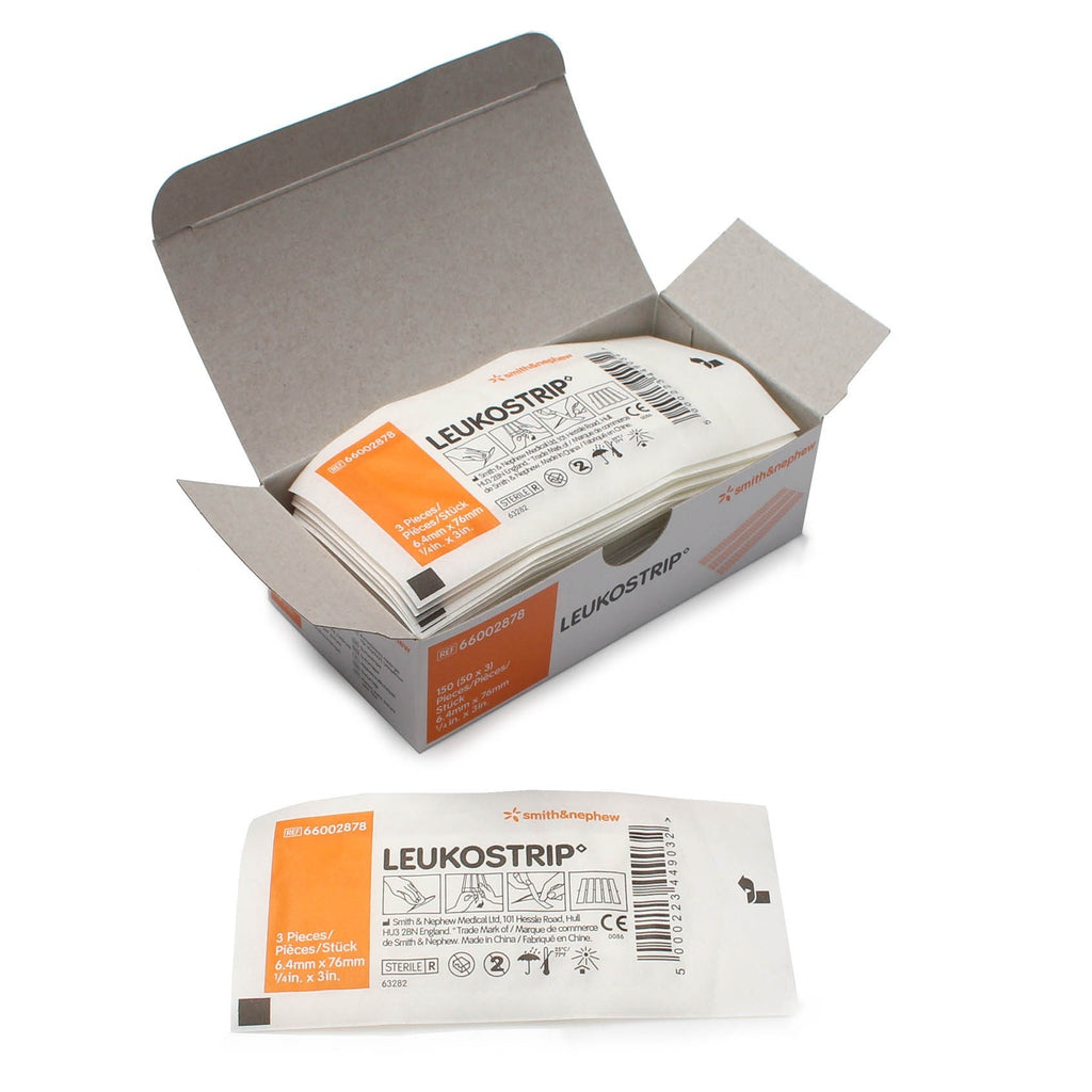 Leukostrip 6.4mm x 76mm Single Dressing