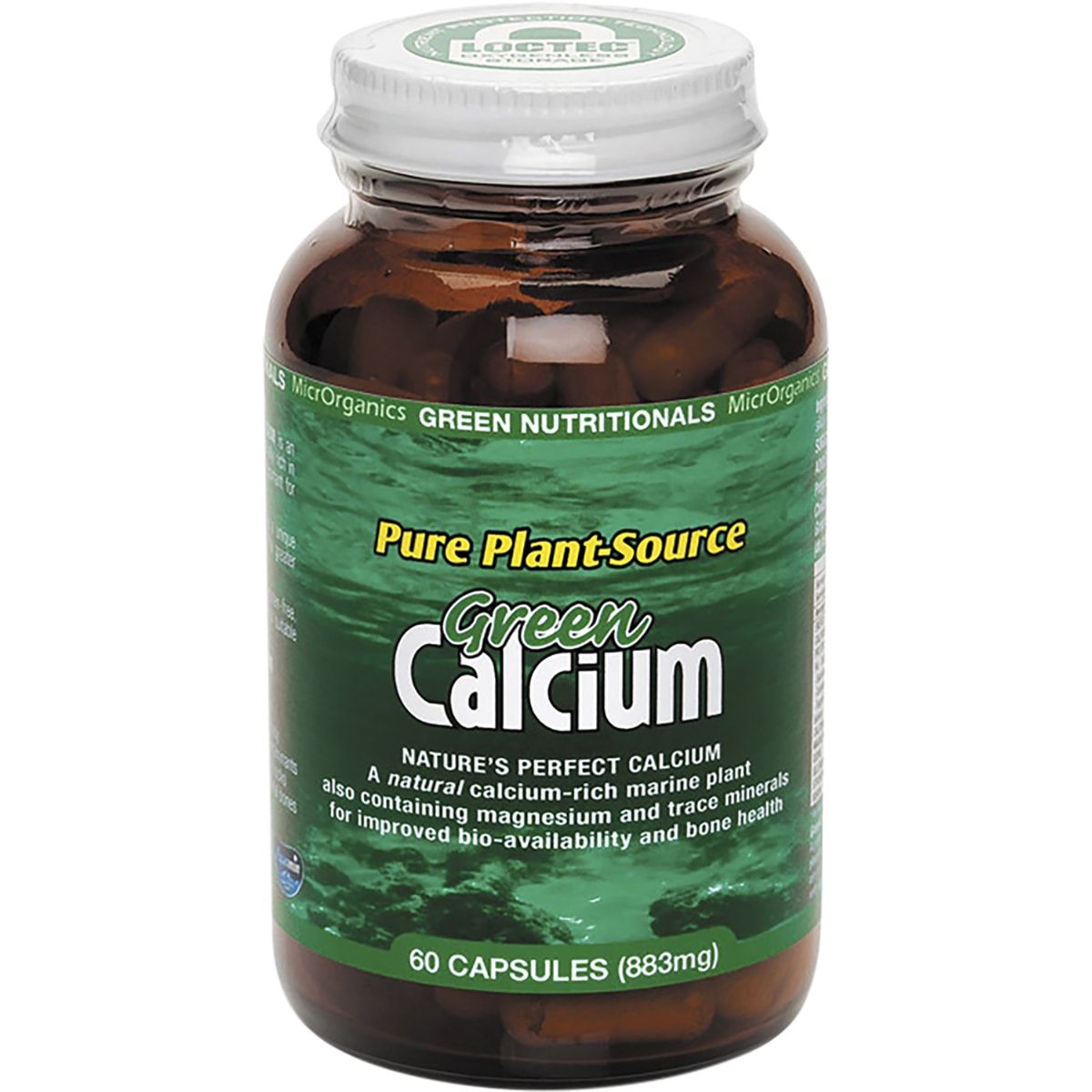 GREEN NUTRITIONALS Green Calcium Vegan Capsules (600mg) 60