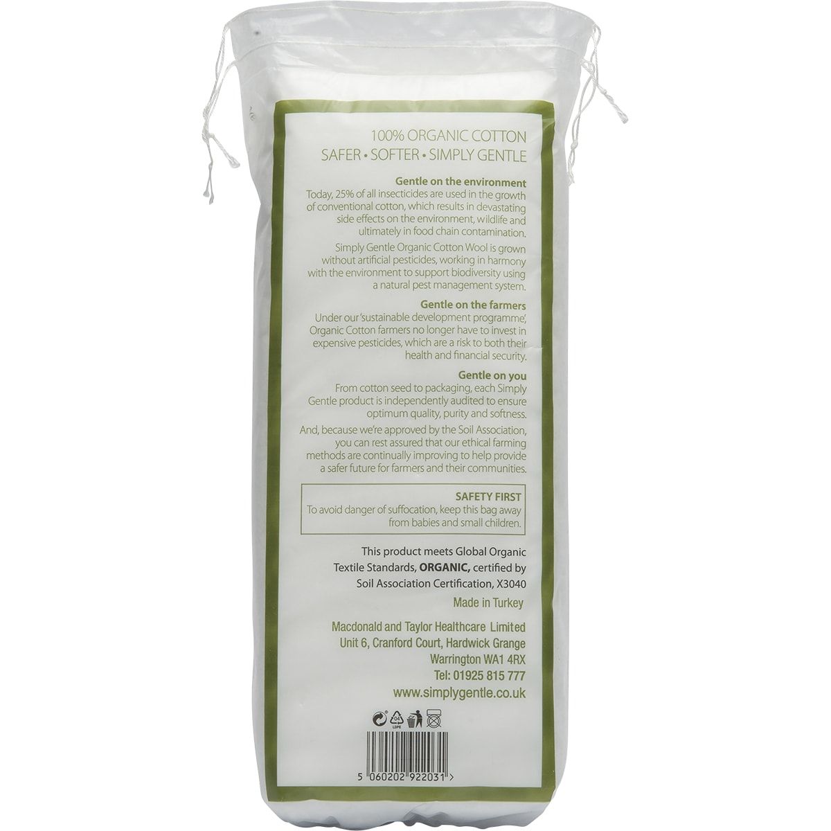 SIMPLY GENTLE ORGANIC Cotton Pleat 100g