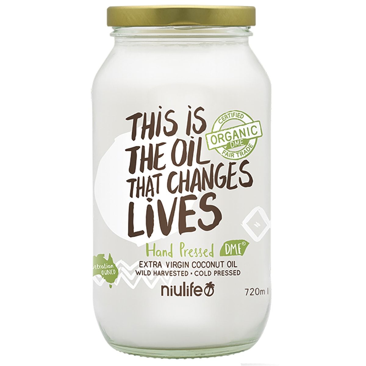 NIULIFE Extra Virgin Coconut Oil 720ml