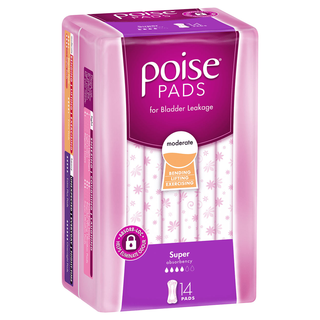 Poise Pads For Bladder Leaks Super 14 Pack