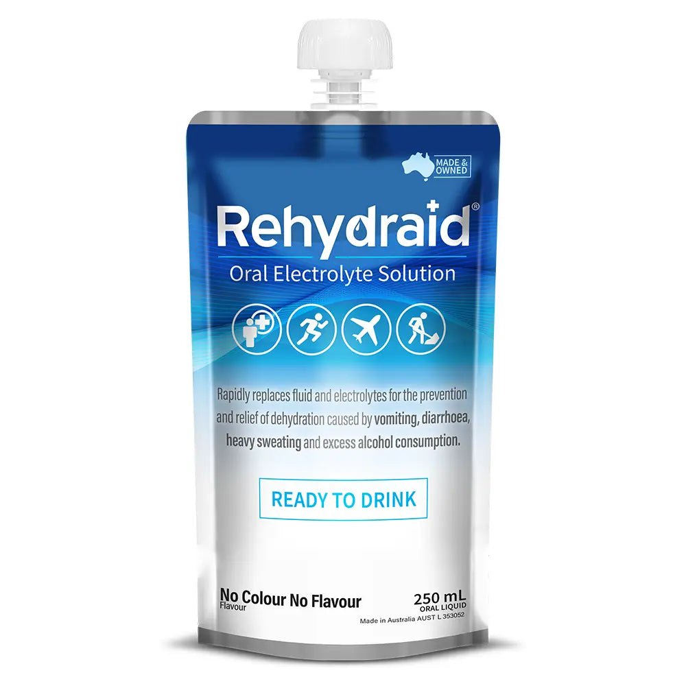 Rehydraid Oral Electrolyte Solution Doypack No Colour/flavour 250ml