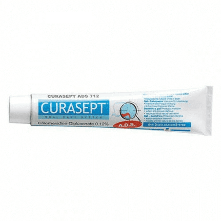 Curasept ADS 712 Chlorhexidine 0.12% Gel Toothpaste 75ml