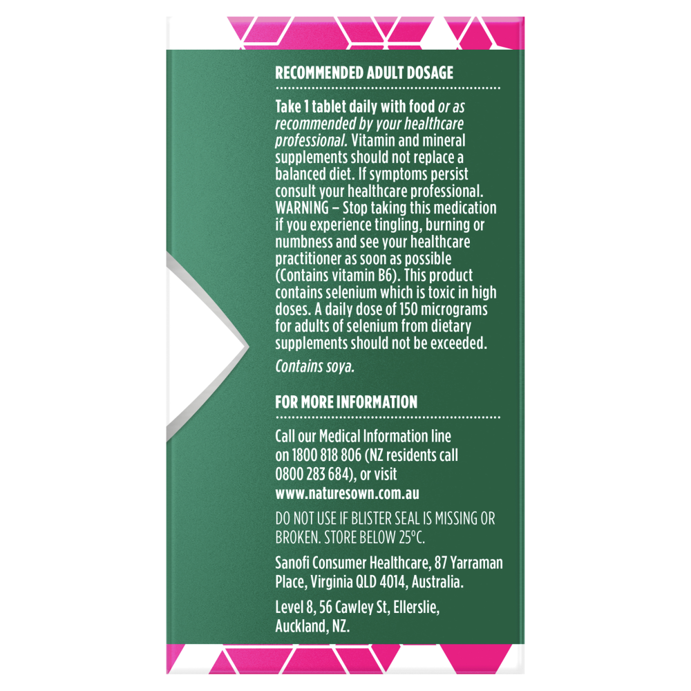 Nature's Own Bodyfuel Womens Multivitamin 60 Tablets