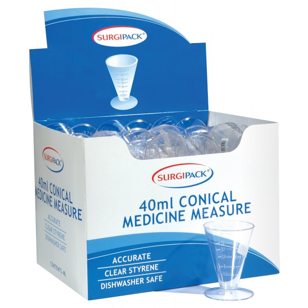 SURGIPAK 6419 CONICAL MEDICINE MEASURE 48PK