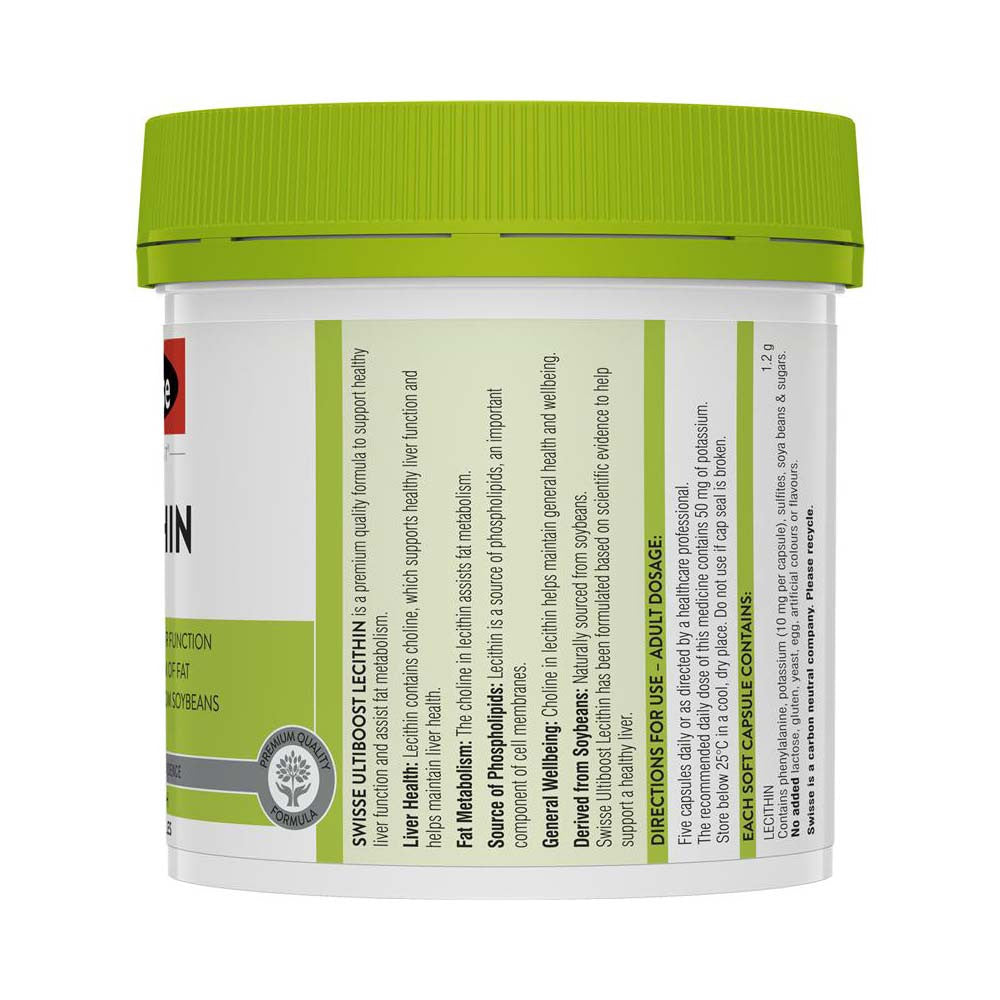 Swisse Ultiboost Lecithin 1200mg 150 Caps
