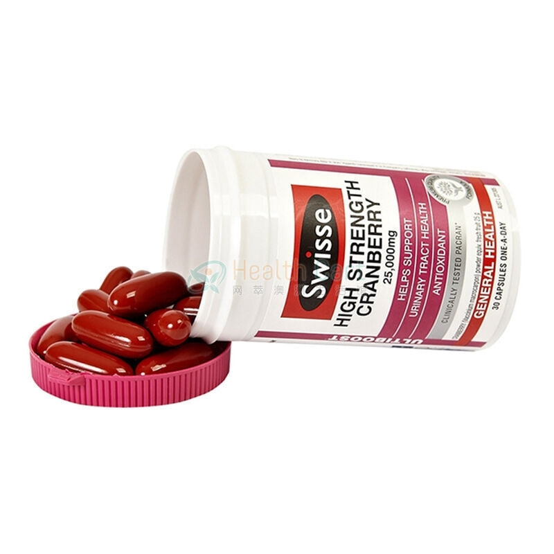 SWISSE Ultiboost High Strength Cranberry 25,000mg 30 Capsules