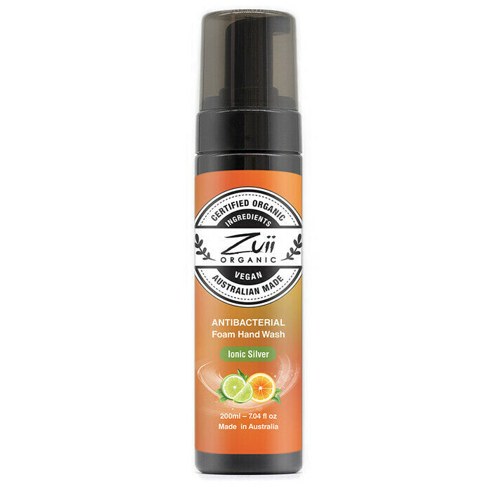 ZUII ORGANIC Antibacterial Foam Hand Wash With Ionic Silver 200ml