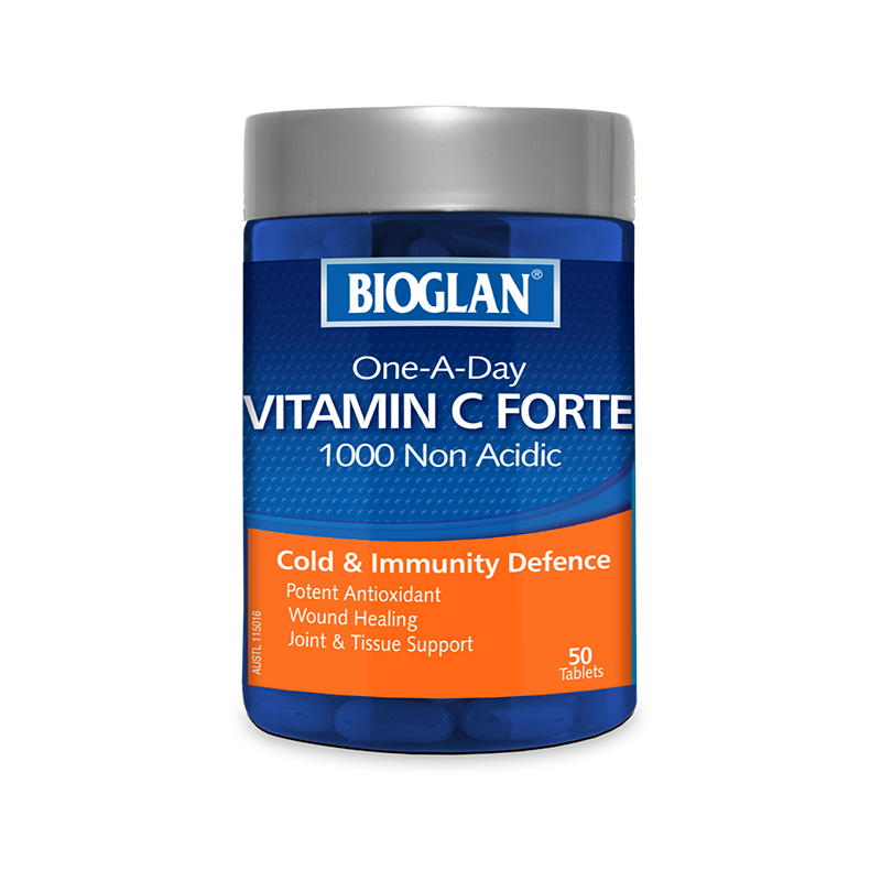 Bioglan Vitamin C Forte Nonacidic 1000Mg 50 Tablets