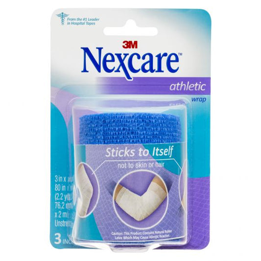 Nexcare Athletic Wrap Blue 75mm X 2m