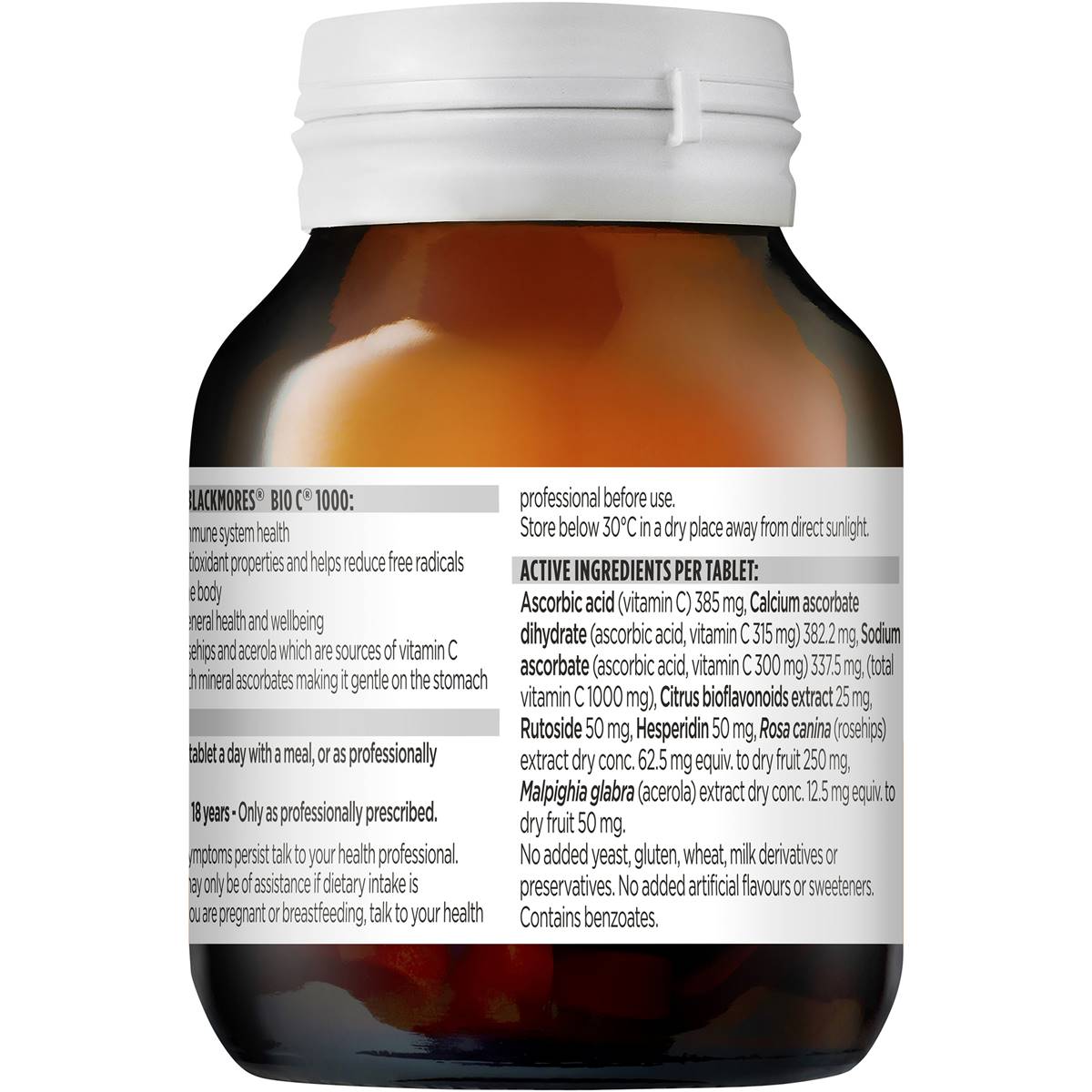 Blackmores Bio C 1000mg 62 Tablets