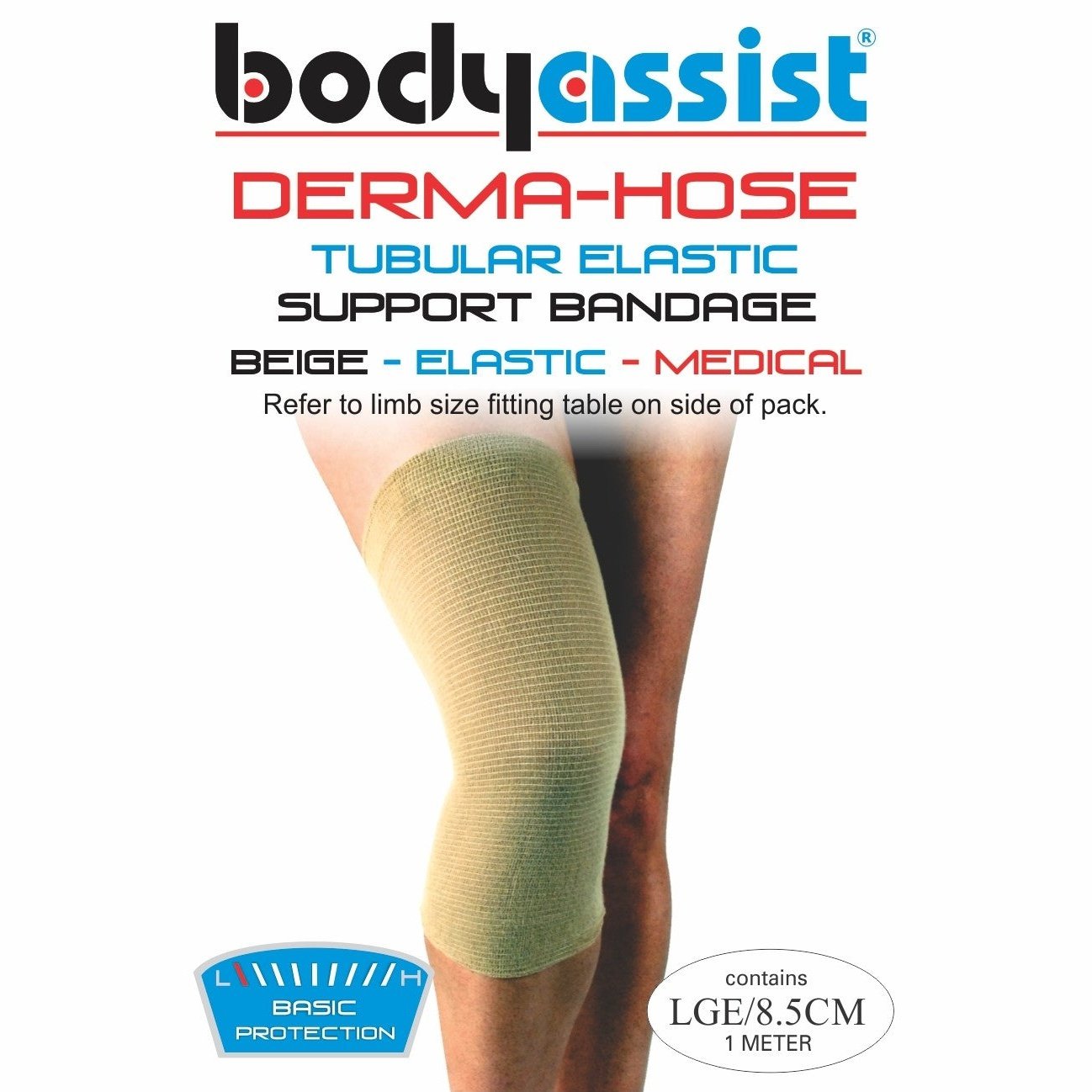 Body Assist Derma-Hose Elastic Support Bandage 1 Mtr
