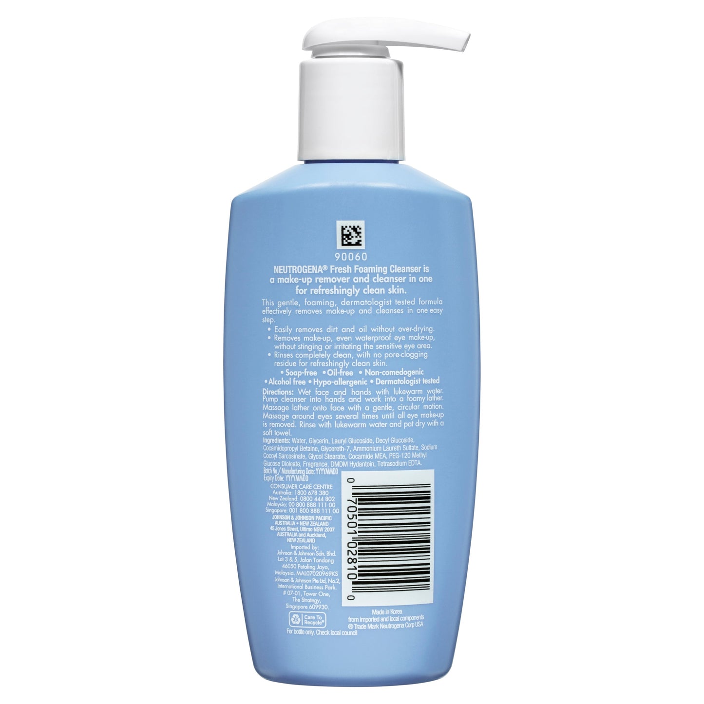 Neutrogena Ultra Gentle Foaming Cleanser 200ml