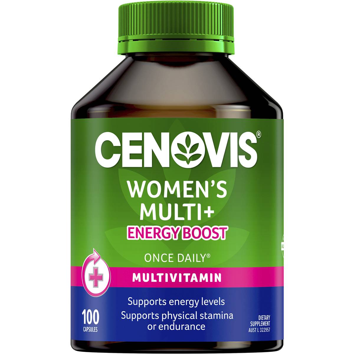 Cenovis Once Daily Women's Multi Energy Boost 100 Capsules