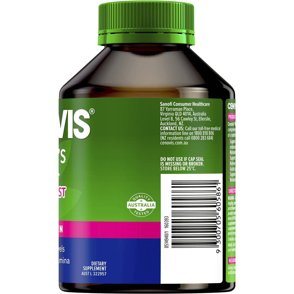 Cenovis Once Daily Women's Multi Energy Boost 100 Capsules