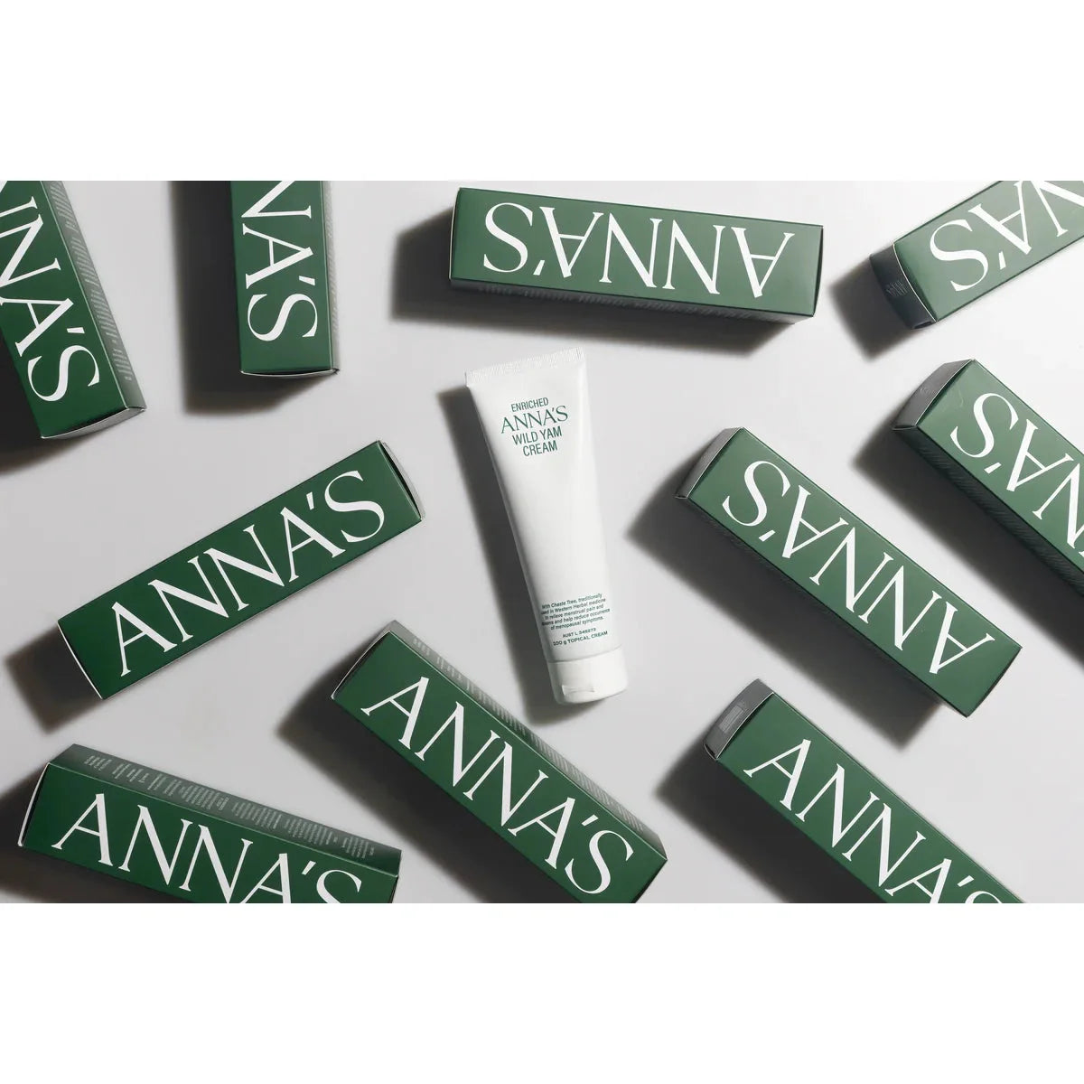 Anna's Wild Yam Cream (Her) Menstrual & Menopausal Symptoms 100g Tube