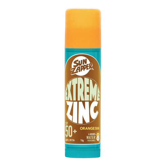 SUN ZAPPER EXTREME ZINC STICK 15G ORANGE SUN