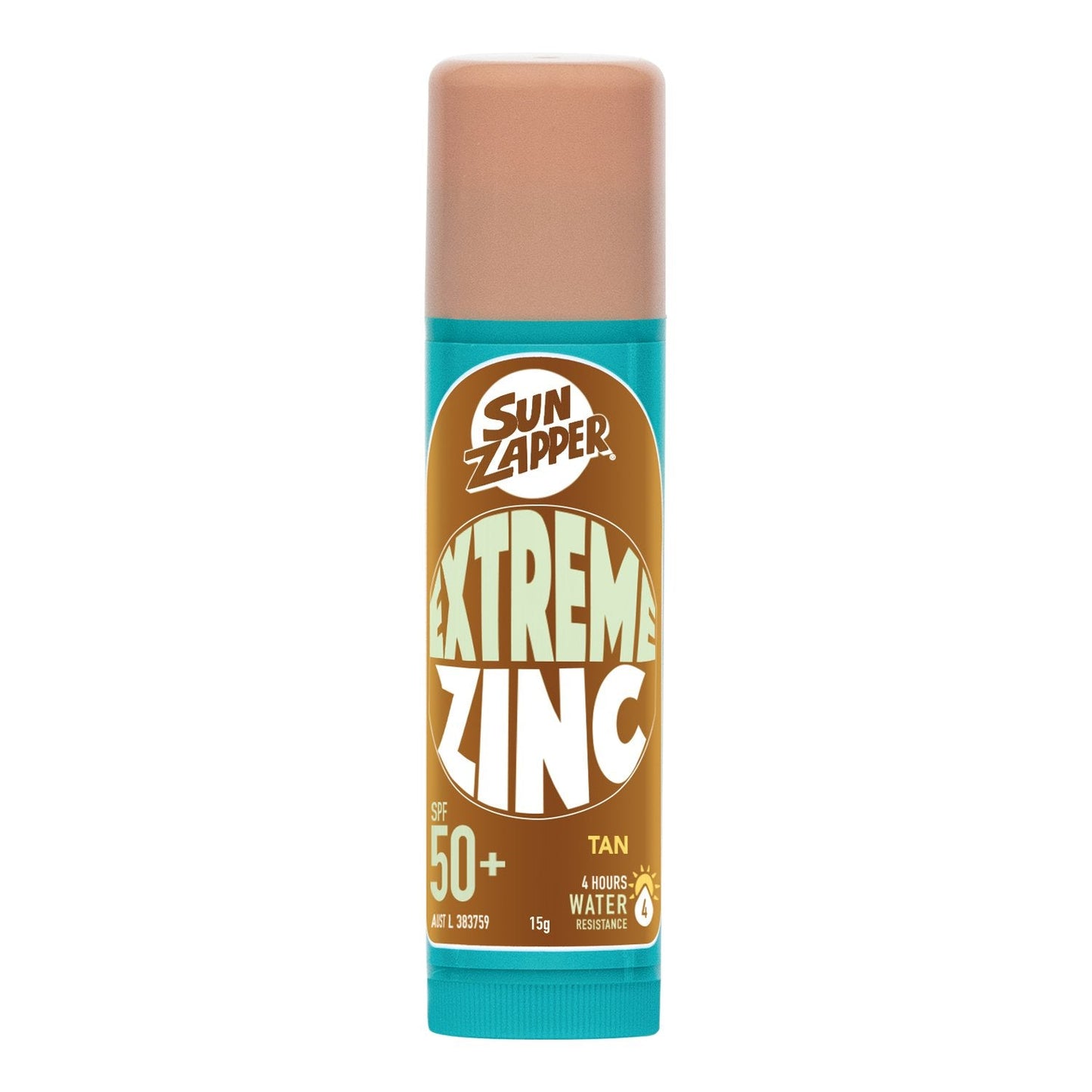 SUN ZAPPER EXT ZINC STICK 15G TAN