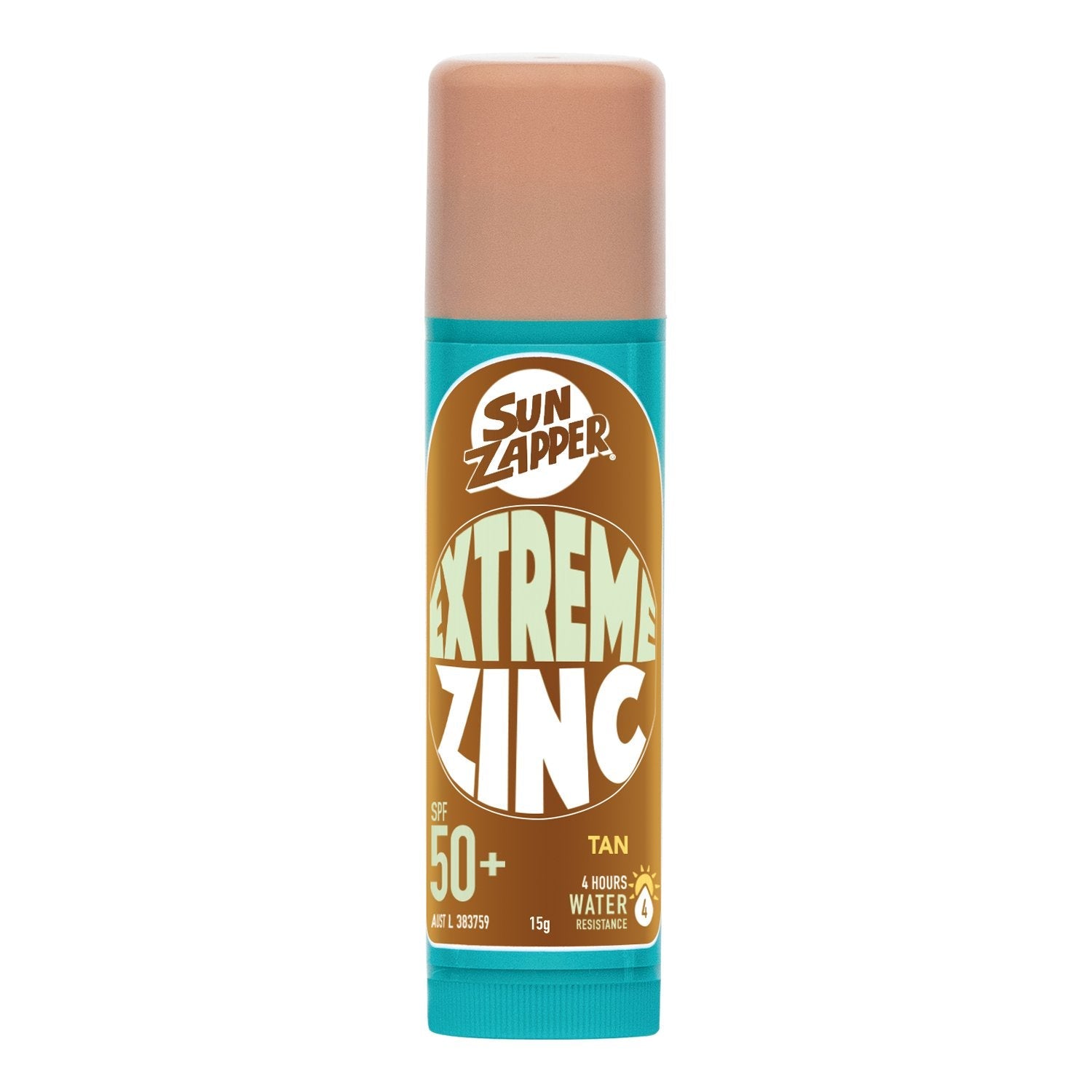 SUN ZAPPER EXT ZINC STICK 15G TAN
