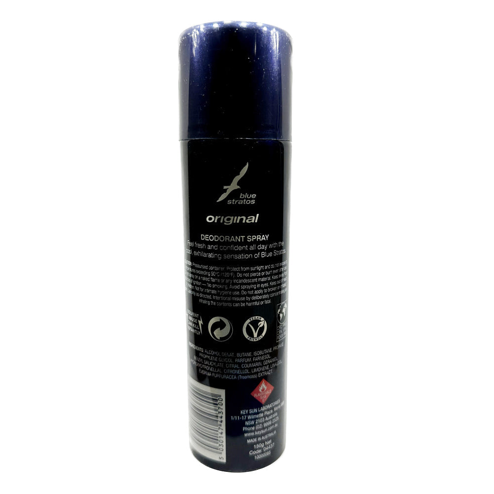 Blue Stratos Original Anti-perspirant Deodorant Spray 150g