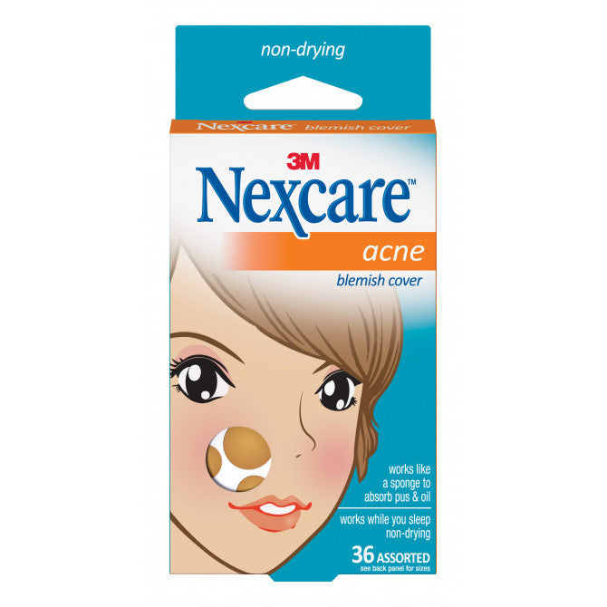 NEXCARE ACNE COVER ASSORTED 36 PACK