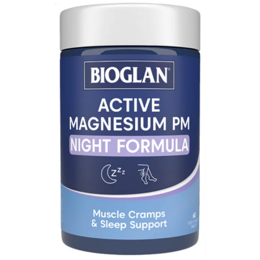 Bioglan Active Magnesium Pm Night Formula 60 Tablets