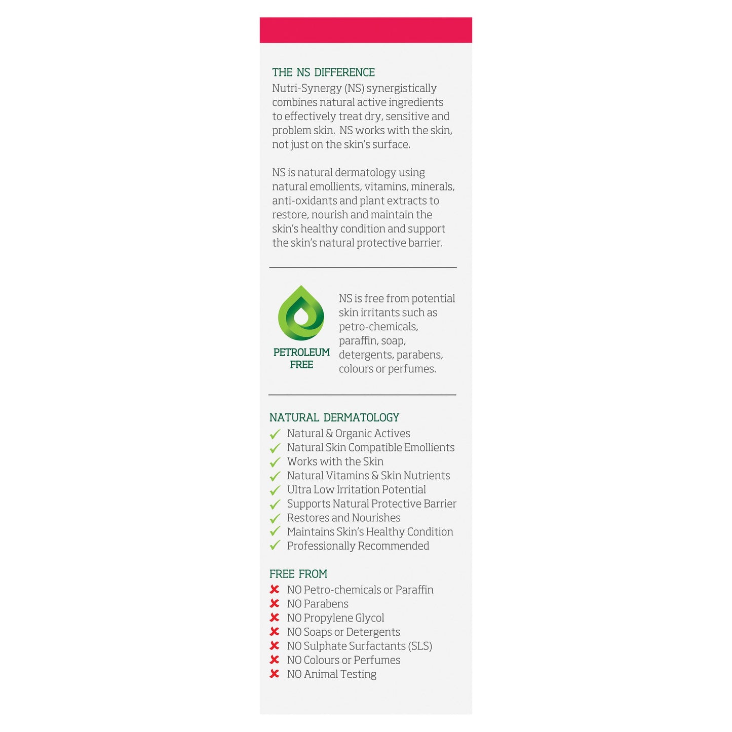 Nutri-synergy Plunketts Ns21 Skin Repair Treatment 50g