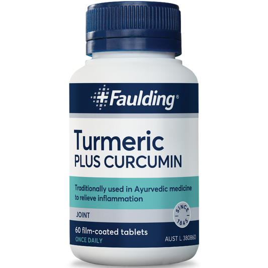 Faulding Tumeric Plus Curcumin 60 Tablets