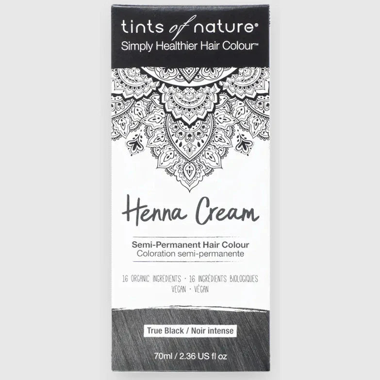 Tints of Nature Henna Cream (Semi-Permanent Hair Colour) Black 70ml