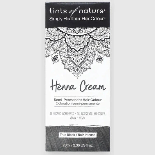 Tints of Nature Henna Cream (Semi-Permanent Hair Colour) Black 70ml