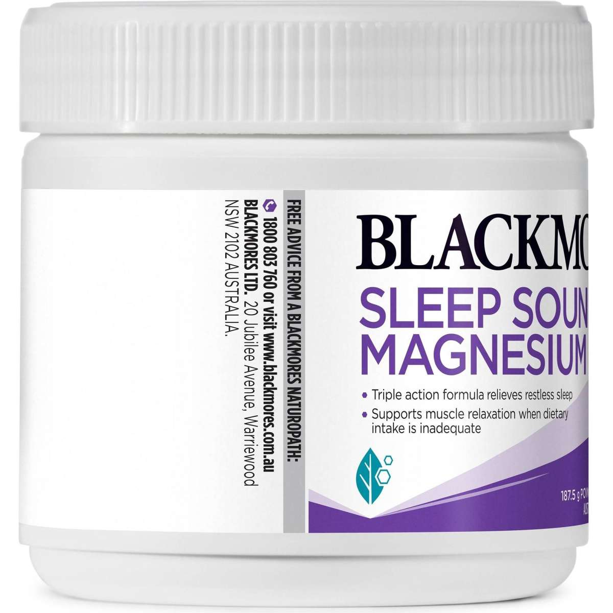 Blackmores Sleep Sound Magnesium Powder 187.5g