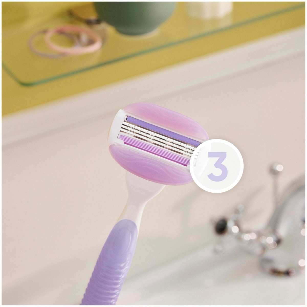 Gillette Venus Comfort Glide Freesia Blades 4 Pack