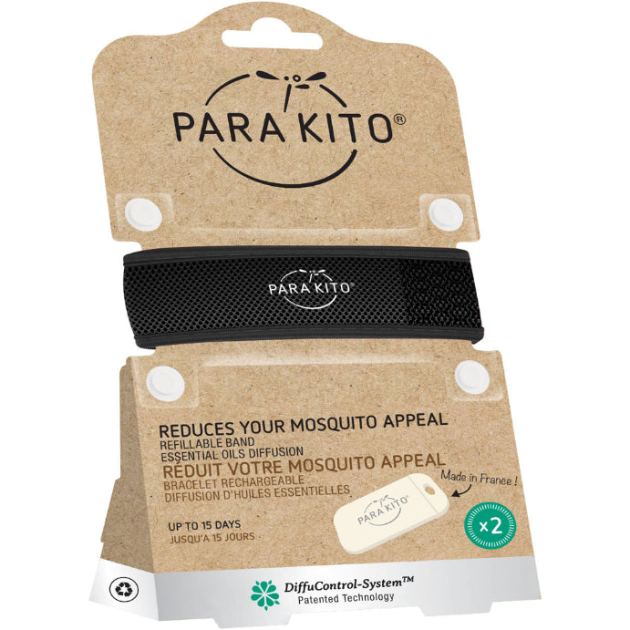 Para'kito Mosquito Repellent Adult Wristband Black 1 Each
