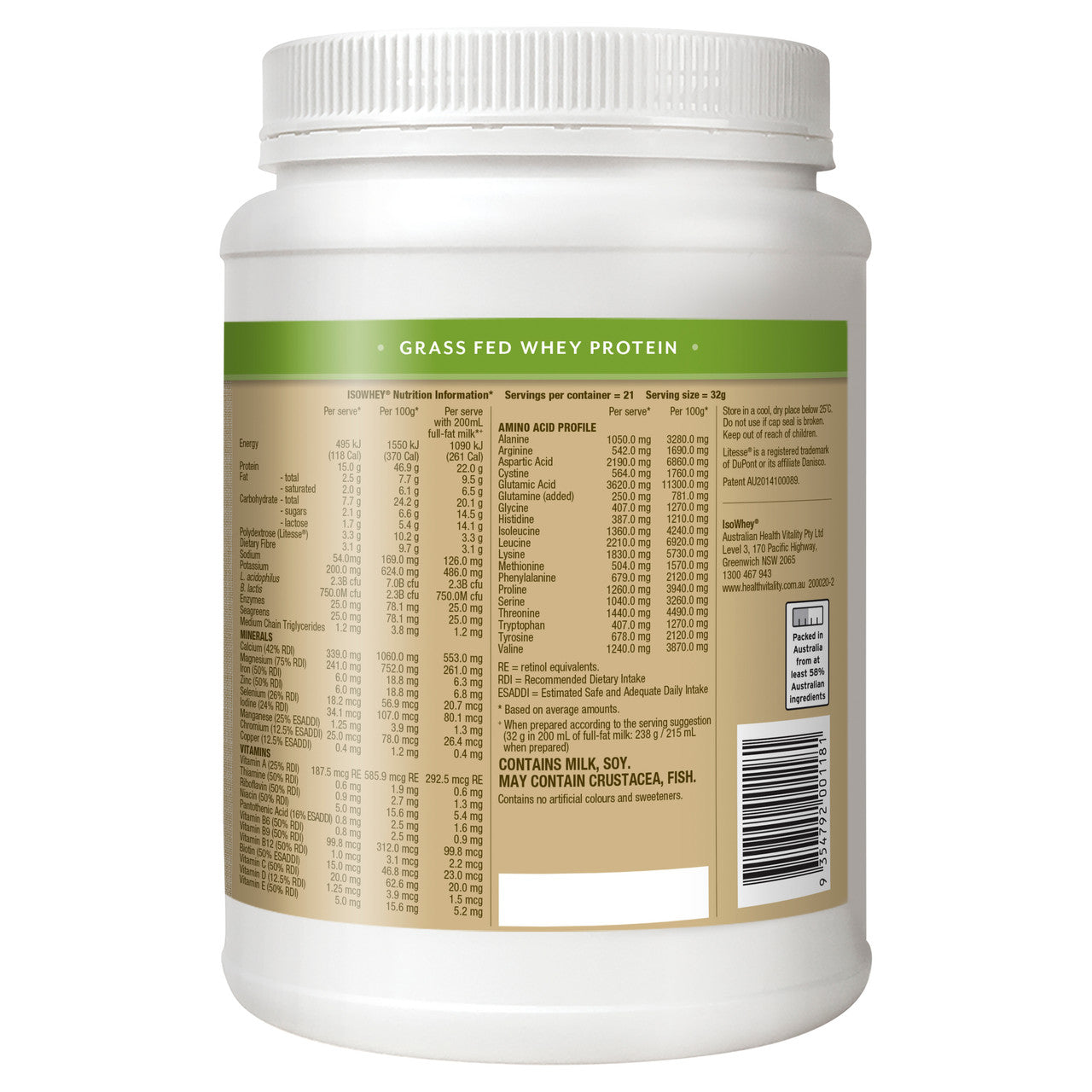 IsoWhey Complete Madagascan Vanilla 672g
