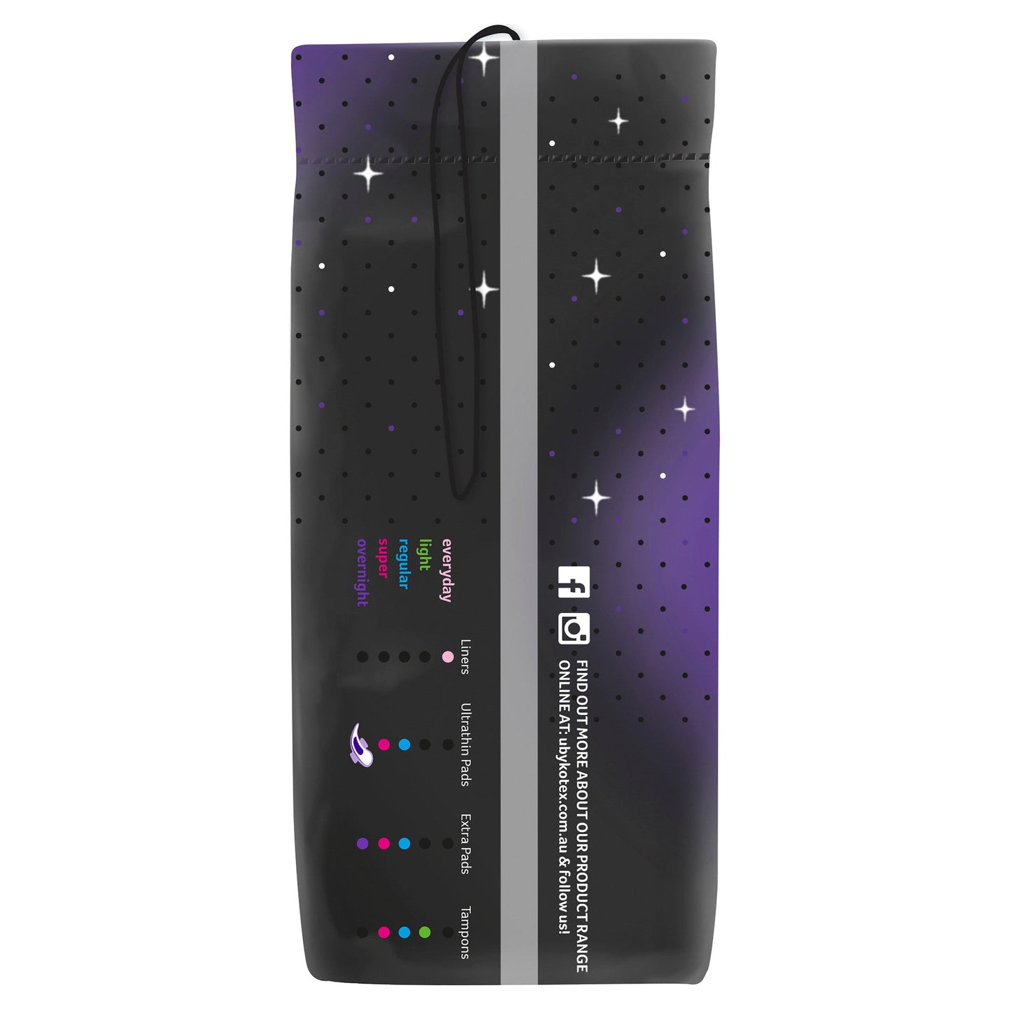 U by Kotex Overnight Ultrathins Long  8 Pack