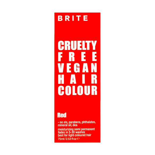 Brite Organix Semi Permanent Hair Colour Red 75ml