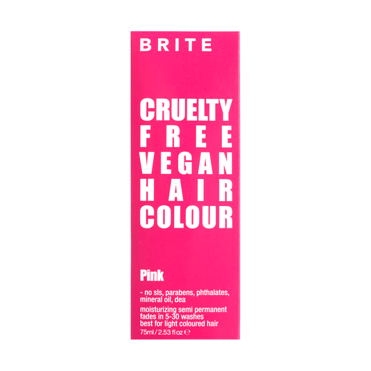 Brite Organix Semi Permanent Hair Colour Pink 75ml